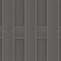 JUMBO WPC Sichtschutzelement 179x179 cm in Anthrazit von TraumGarten Detailansicht